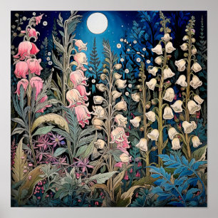 Poster Imprimerie d'art fleur sauvage