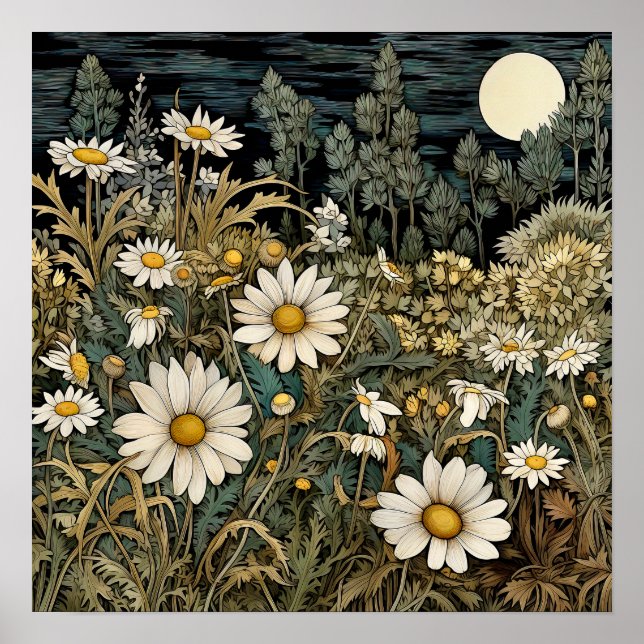 Poster Imprimerie d'art fleur sauvage (Devant)