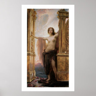 Poster Imprimerie d'art victorien romantique