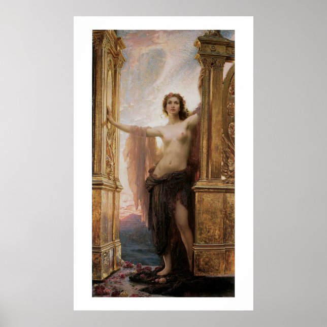 Poster Imprimerie d'art victorien romantique (Devant)
