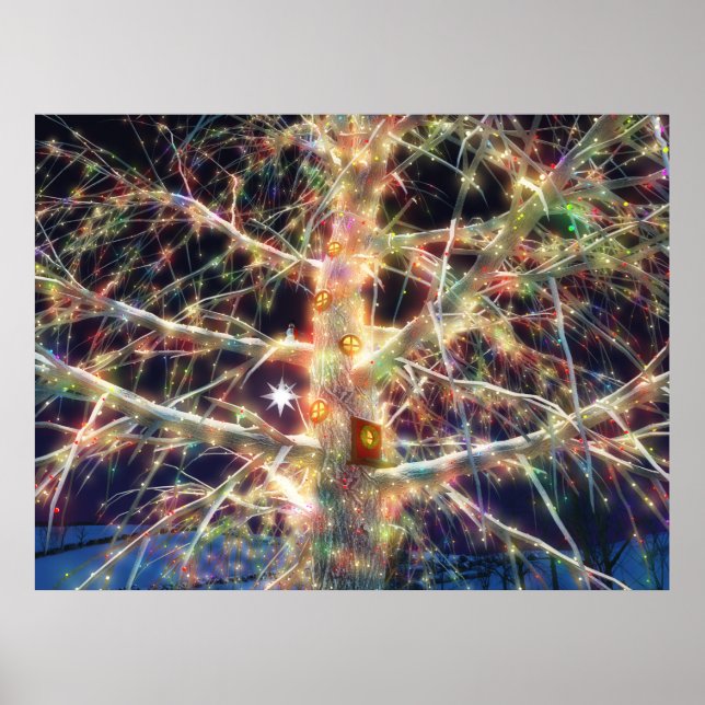 Poster Imprimerie de Noël (Devant)