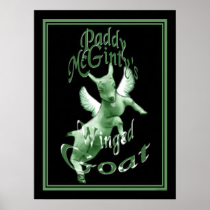 Poster Imprimerie encadrée irlandaise Imprimerie de chèvr