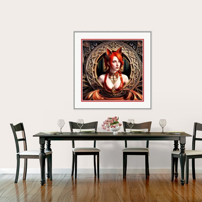 Poster Imprimerie Foxy Lady Art (Créateur téléchargé)