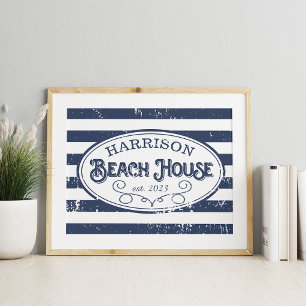 Poster Imprimerie Vintage personnalisée