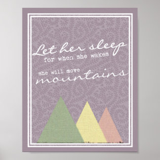 Poster Imprimez la chambre d'enfant de la nurserie Let He