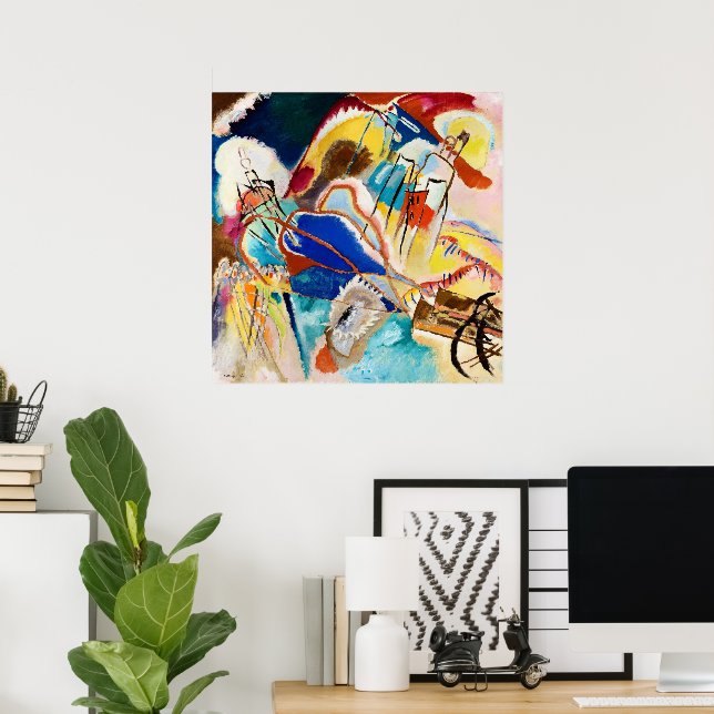 Poster Improvisation 30 (Canons) par Wassily Kandinsky (Bureau à domicile)
