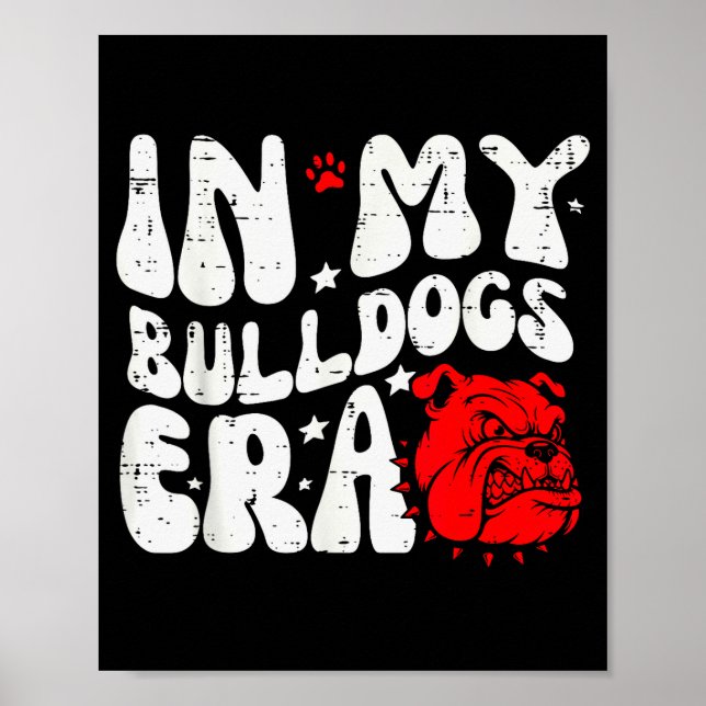 Poster In My Bulldog Era Men Women Kids Boys Youth Teen G (Devant)