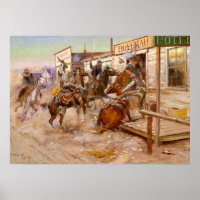 In Without Knocking, 1909 par Charles M Russell