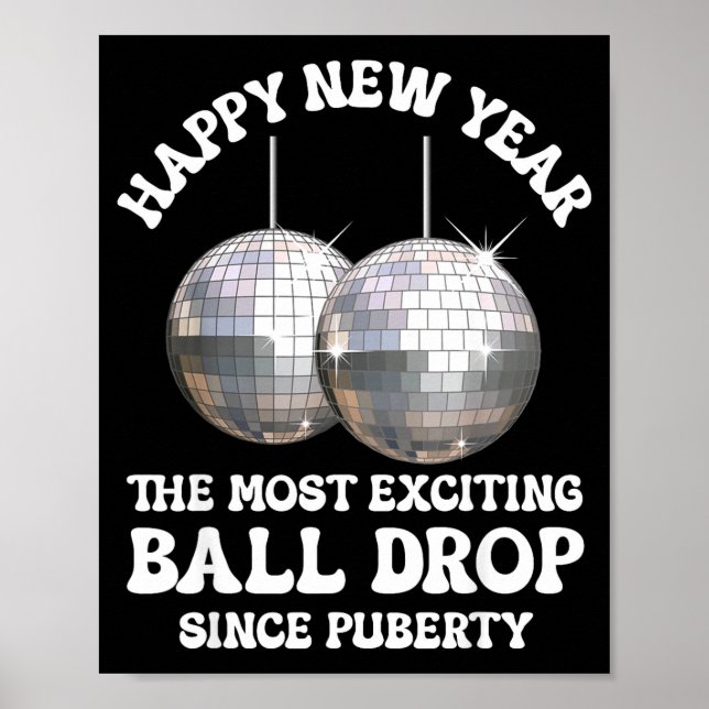 Poster Inappropriate New Years  (Devant)
