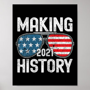 Poster Inauguration de l'histoire 2021 Biden Harris Sung