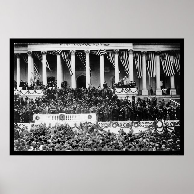 Poster Inauguration du président Taft 1909 (Devant)