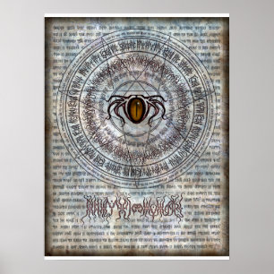 Poster Incantation de la vieille 18x24