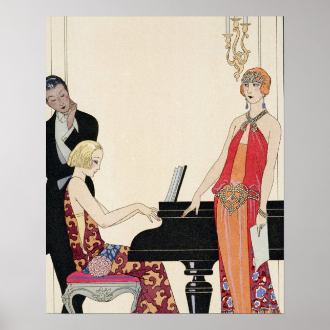 Poster Incantation, illustration pour 'Gazette du Bon Ton (Devant)