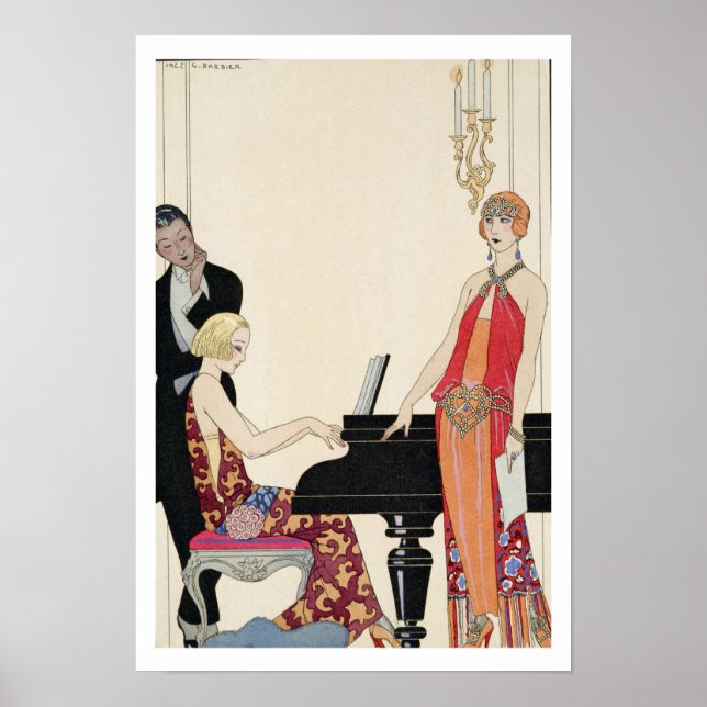 Poster Incantation, illustration pour 'Gazette du Bon Ton (Devant)