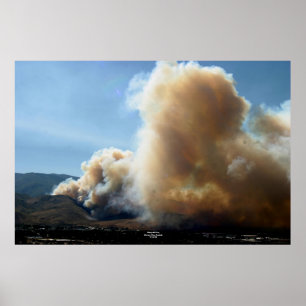 Poster Incendie de cascade, Carson City, Nevada 14/07/04