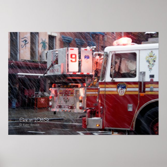 Poster Incendie le 10ème ST (Devant)