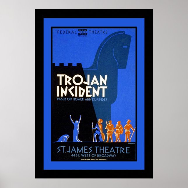 Poster Incident de cheval de Troie (Devant)