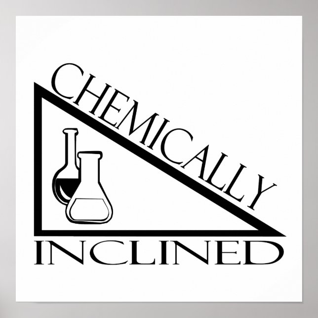 Poster Incliné chimiquement (Devant)