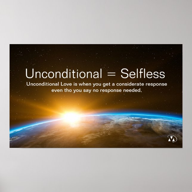 Poster Inconditionnel (Devant)