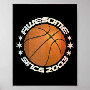 Poster Incroyable depuis 2003 20e anniversaire 20 ans Ske