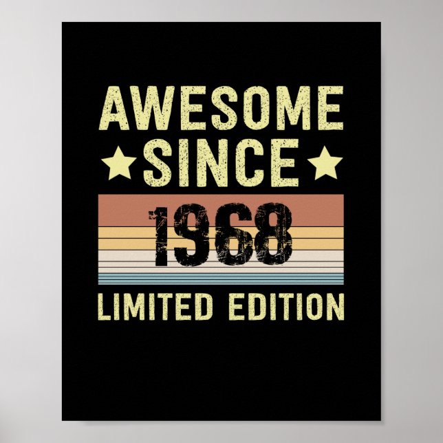 Poster Incroyable depuis l'anniversaire 1968 (Devant)