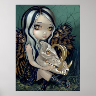 Poster Inculte féerique gothique d'impression d'art de