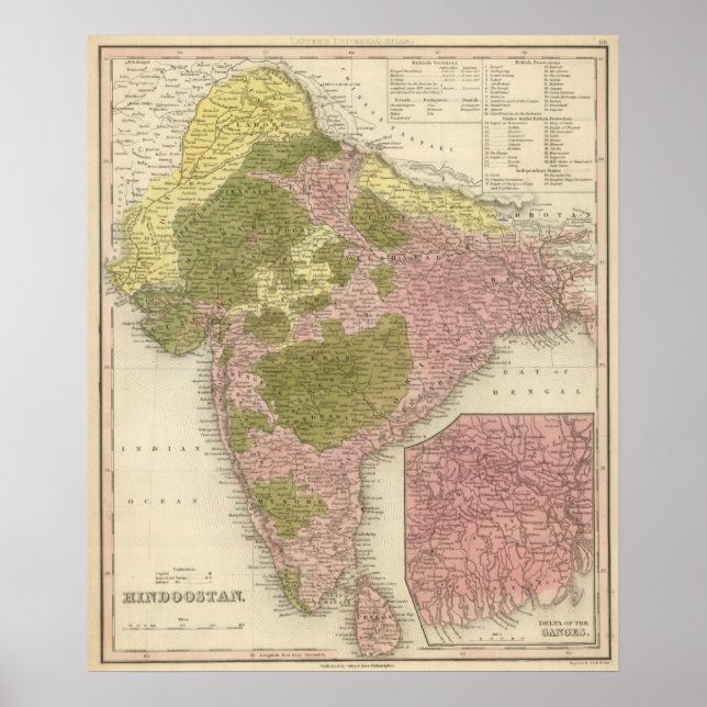 Poster Inde et Sri Lanka (Devant)