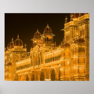 Poster INDE, Karnataka, Mysore : Palais de Majaraja (b. 2
