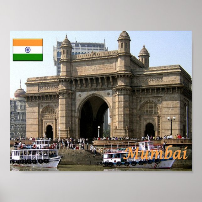 Poster Inde - Mumbai (Devant)