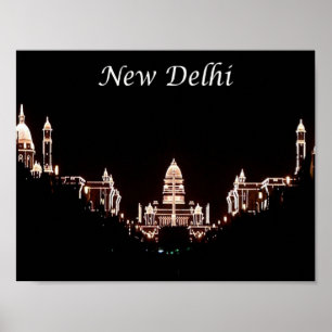 Poster Inde - New Delhi - Rashtrapati Bhavan -