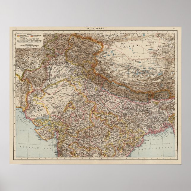 Poster Inde Nord (Devant)
