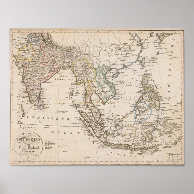 Poster Inde orientale 2 (Devant)