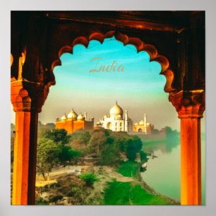 Poster Inde Taj Mahal
