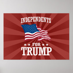 POSTER INDÉPENDANTS POUR TRUMP