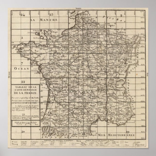 Poster Index de France (Devant)