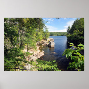 Poster Indian Lake in the Adirondacks. imprimer 08 103