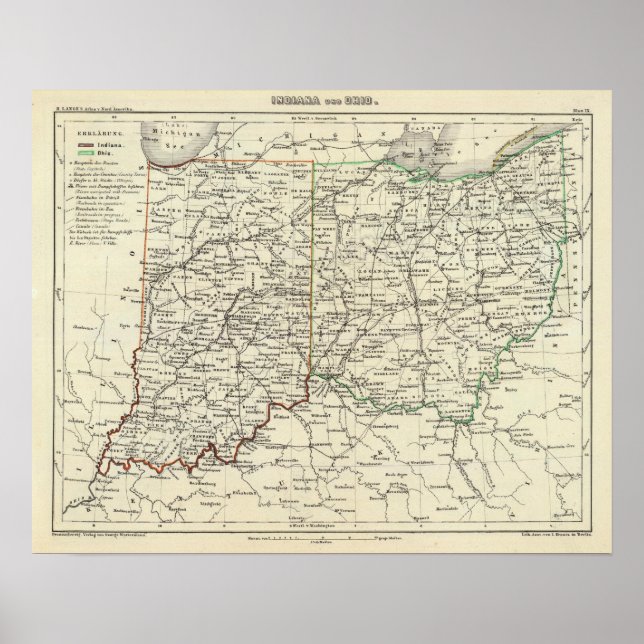Poster Indiana et Ohio (Devant)