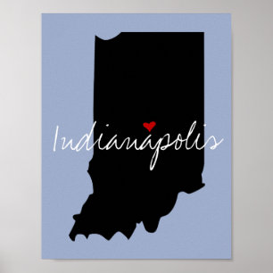 Poster Indiana Town