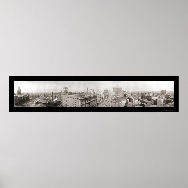 Poster Indianapolis, photo 1914 (Devant)