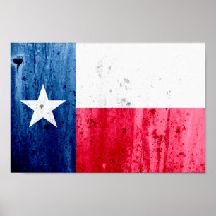 Poster Indicateur d'état du Texas