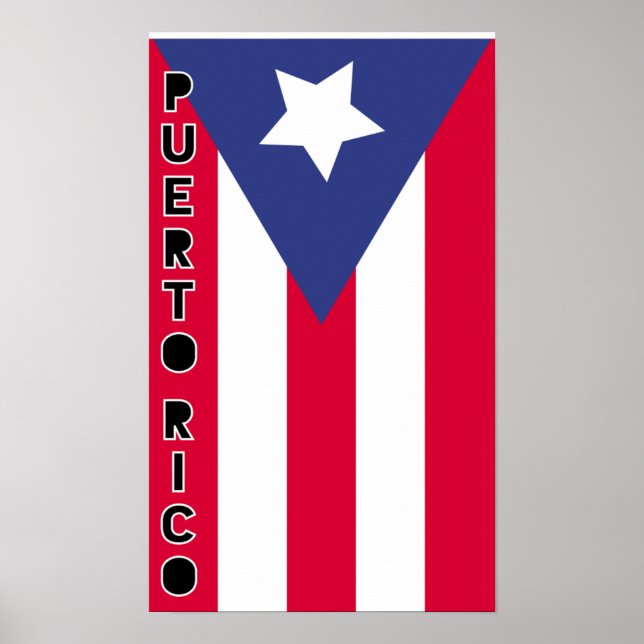 Poster Indicateur Porto Rico (Devant)