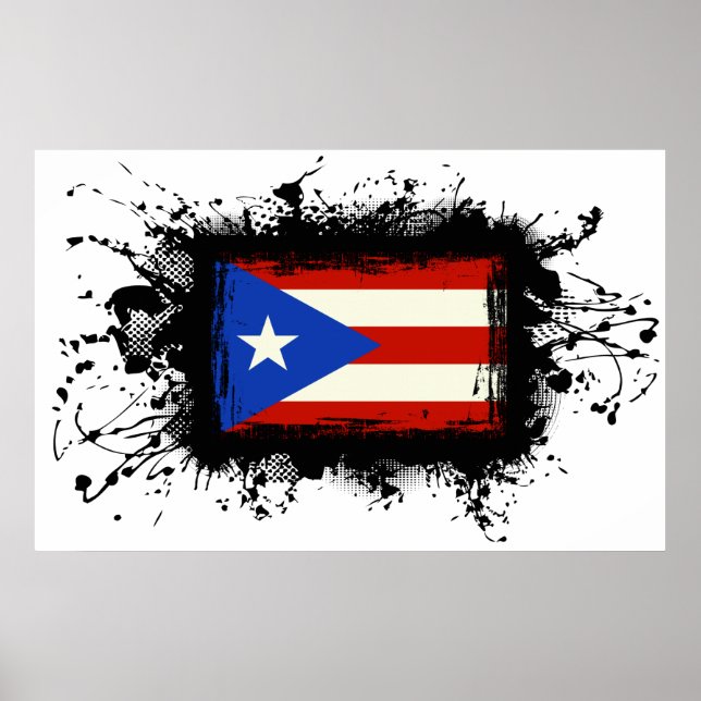Poster Indicateur Porto Rico (Devant)