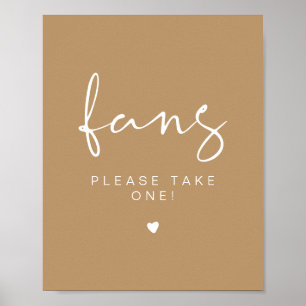 Poster INDIE Boho Beige S'il vous plaît prendre un Mariag