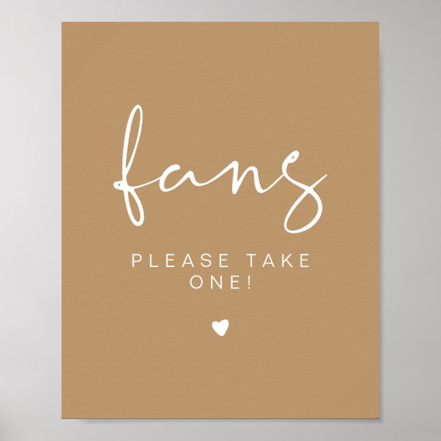 Poster INDIE Boho Beige S'il vous plaît prendre un Mariag (Devant)
