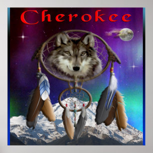 Poster indien cherokee