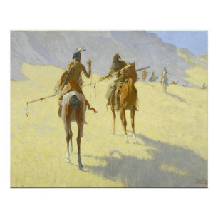 Poster Indien d'Amérique par Remington