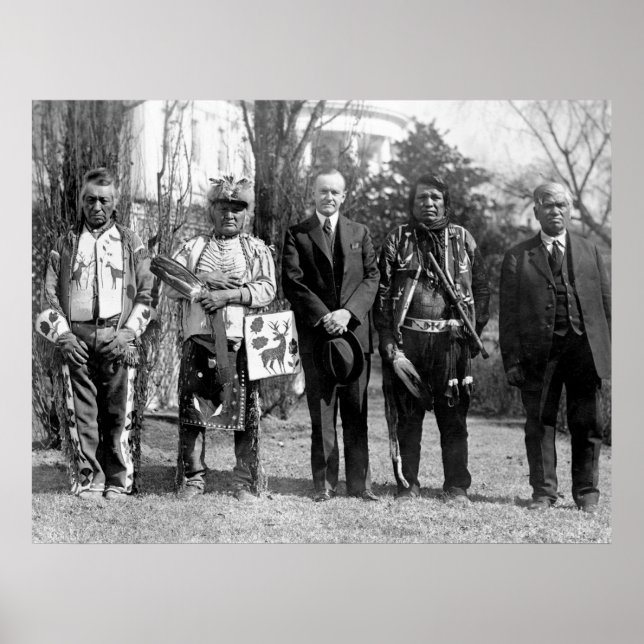 Poster Indiens d'Osage : 1925 (Devant)