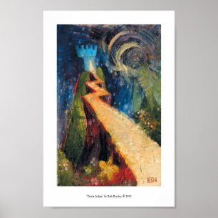 Poster Indigo de château