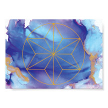 Indigo star / modèle de crystalgrid