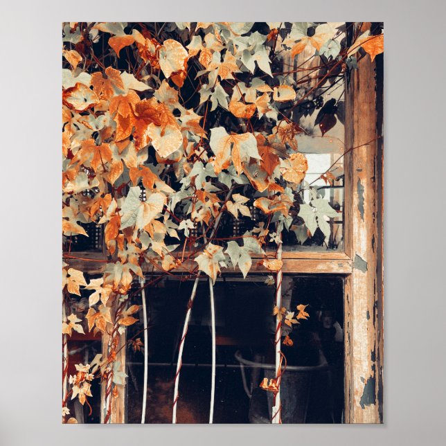 Poster Industrial Glass Window Print (Devant)